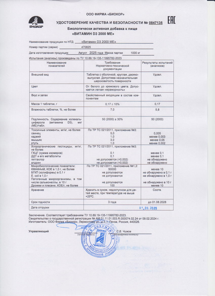 Паспорт №082025